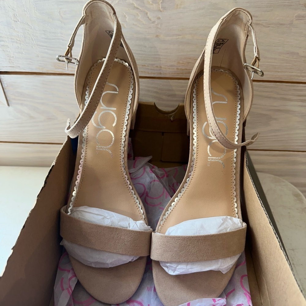 Sugar Tan Heels Elegant Minimalist Design